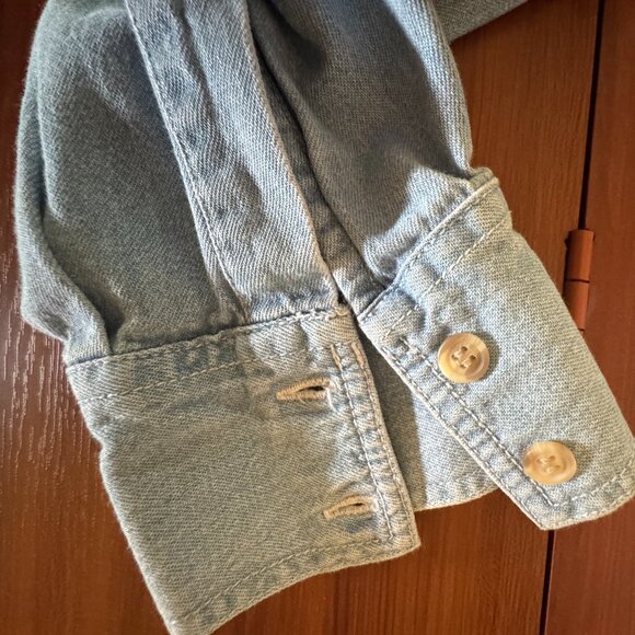 Oversized Vintage Plaid Long Sleeve Button Up by Andrew's Jeans - Picture 5 of 5